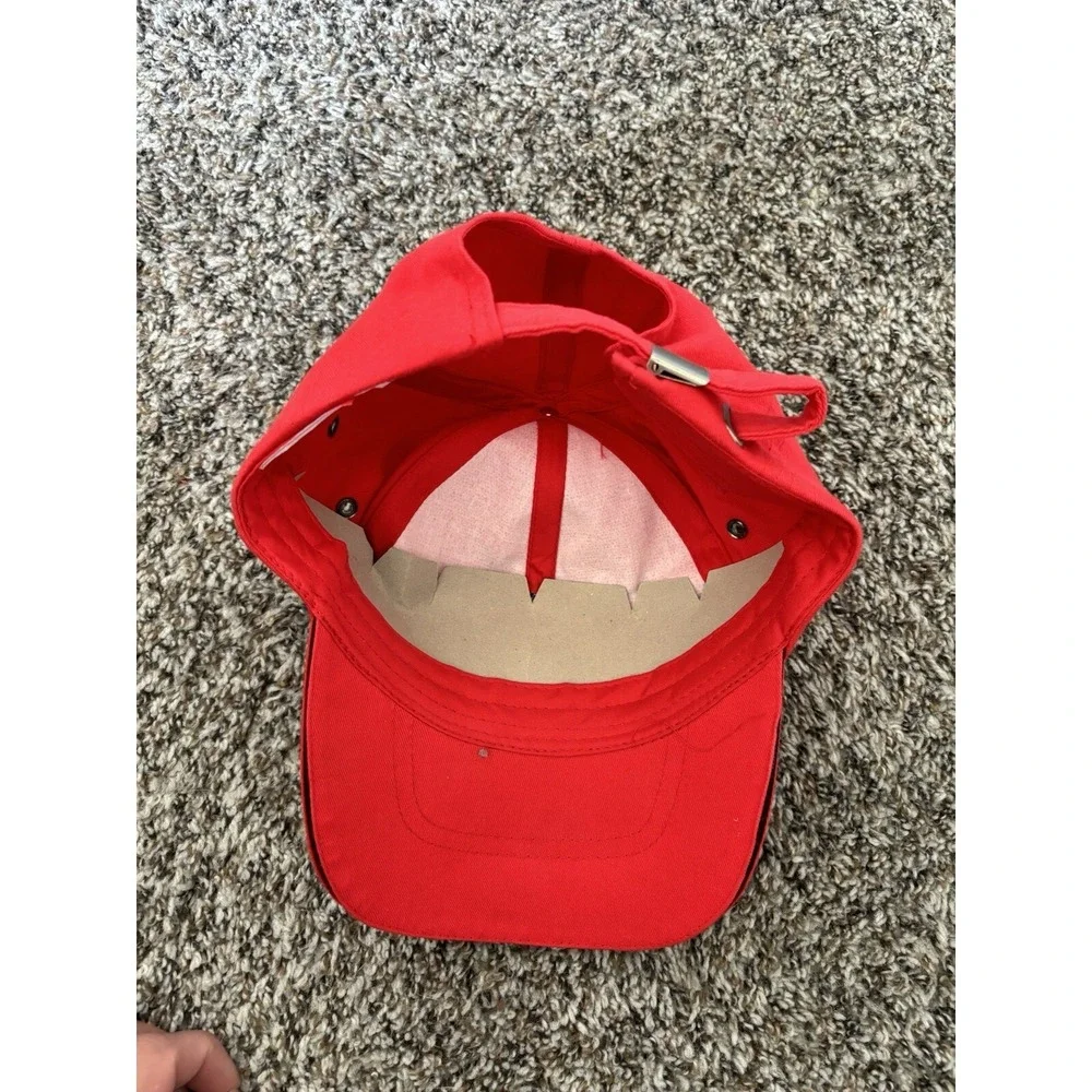 Mickey Mouse Logo Florida  Baseball Hat‎ Red Walt Disney By Jerry Leigh OSFM